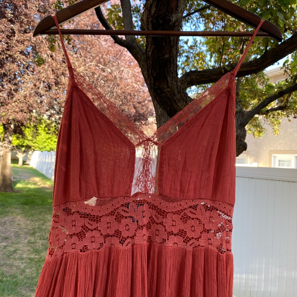 Rue21 Terra Cotta Lace Dress